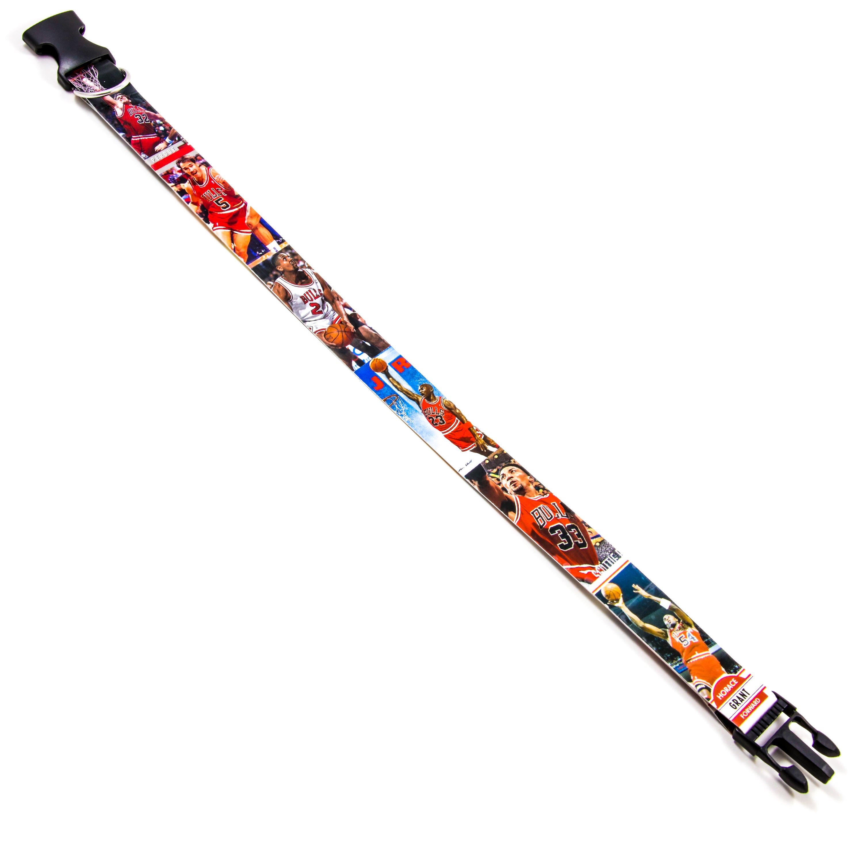 Collection of basketball card dog collar in a gallery layout