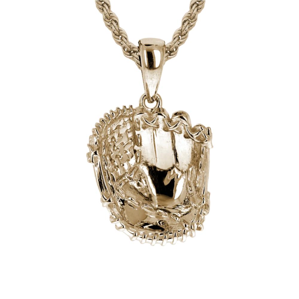 Collection of Gold necklace with a detailed pendant on a white background in a gallery layout