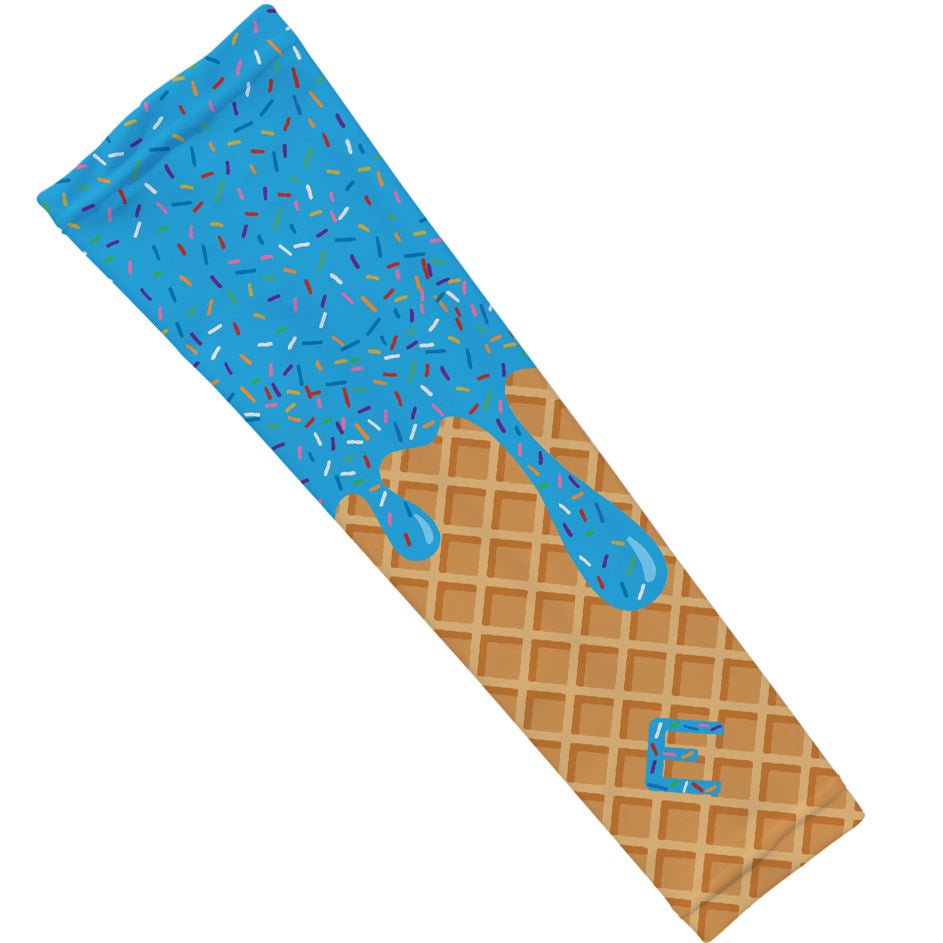 Ice cream drip waffle cone arm sleeve