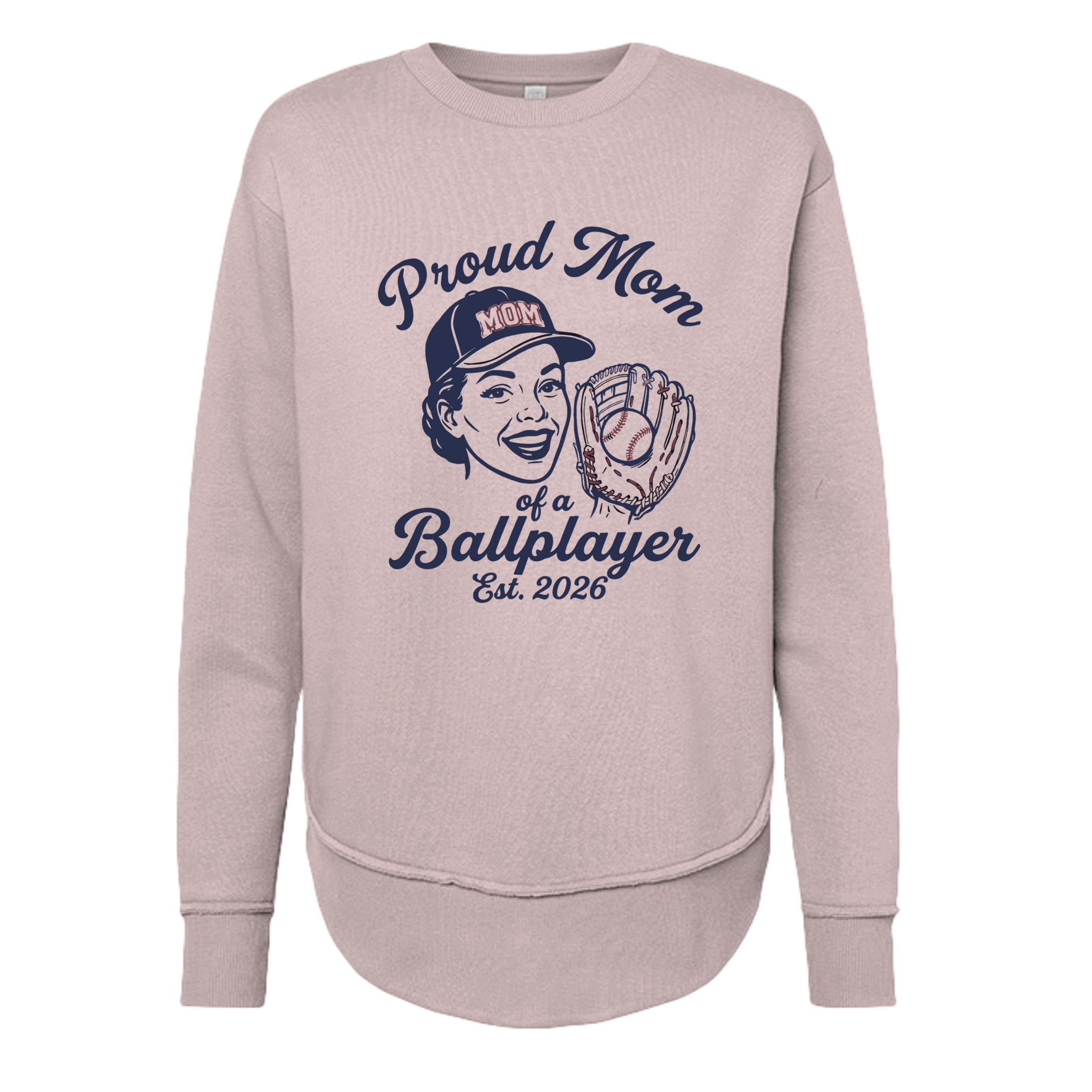 Collection of Mauvelous baseball mom sweatshirt in a gallery layout
