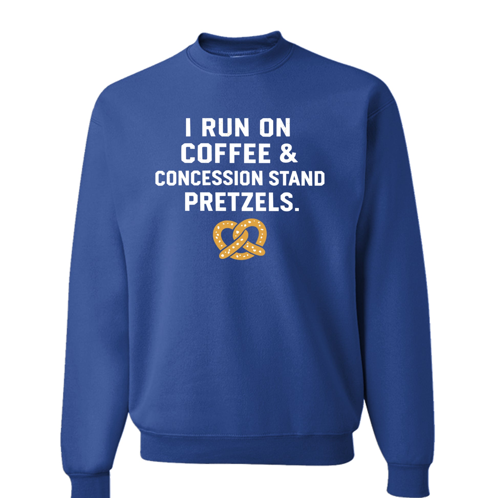 Royal - Coffee and concession stand pretzels crewneck