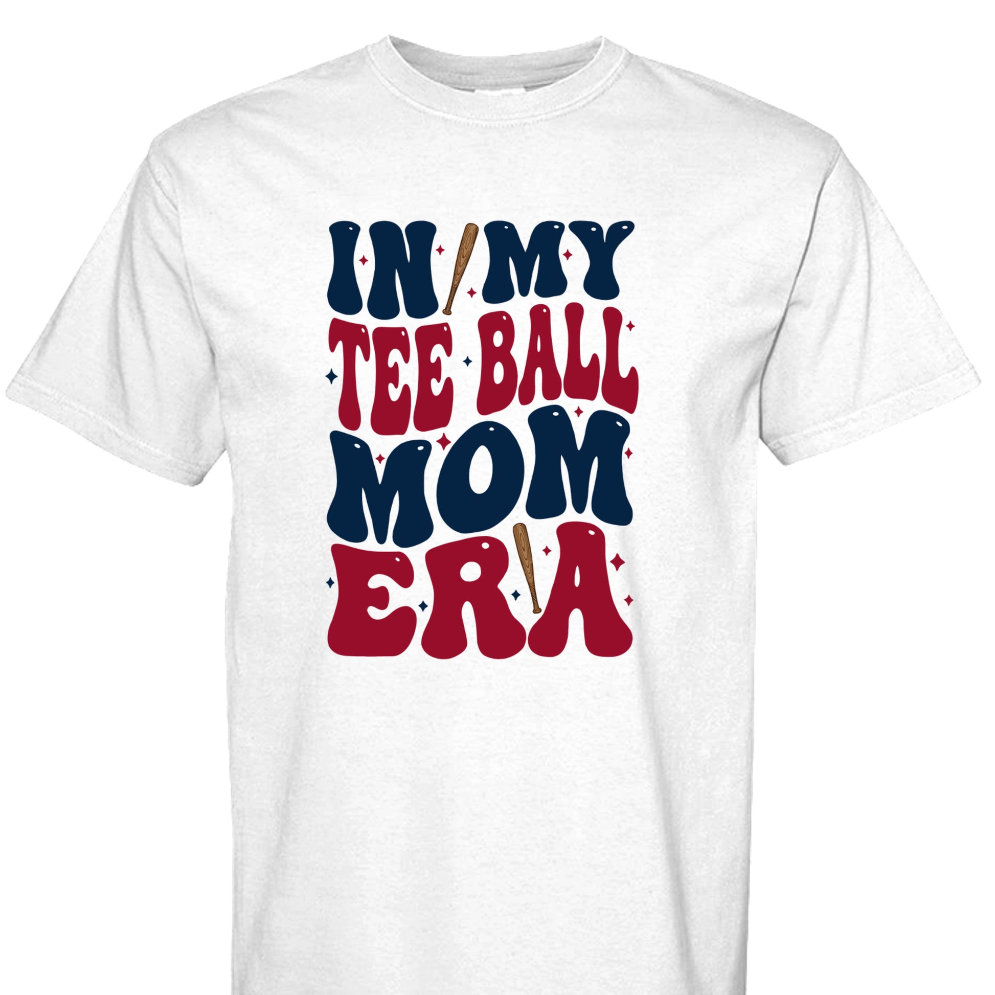 WHITE - T-Ball Mom Tee