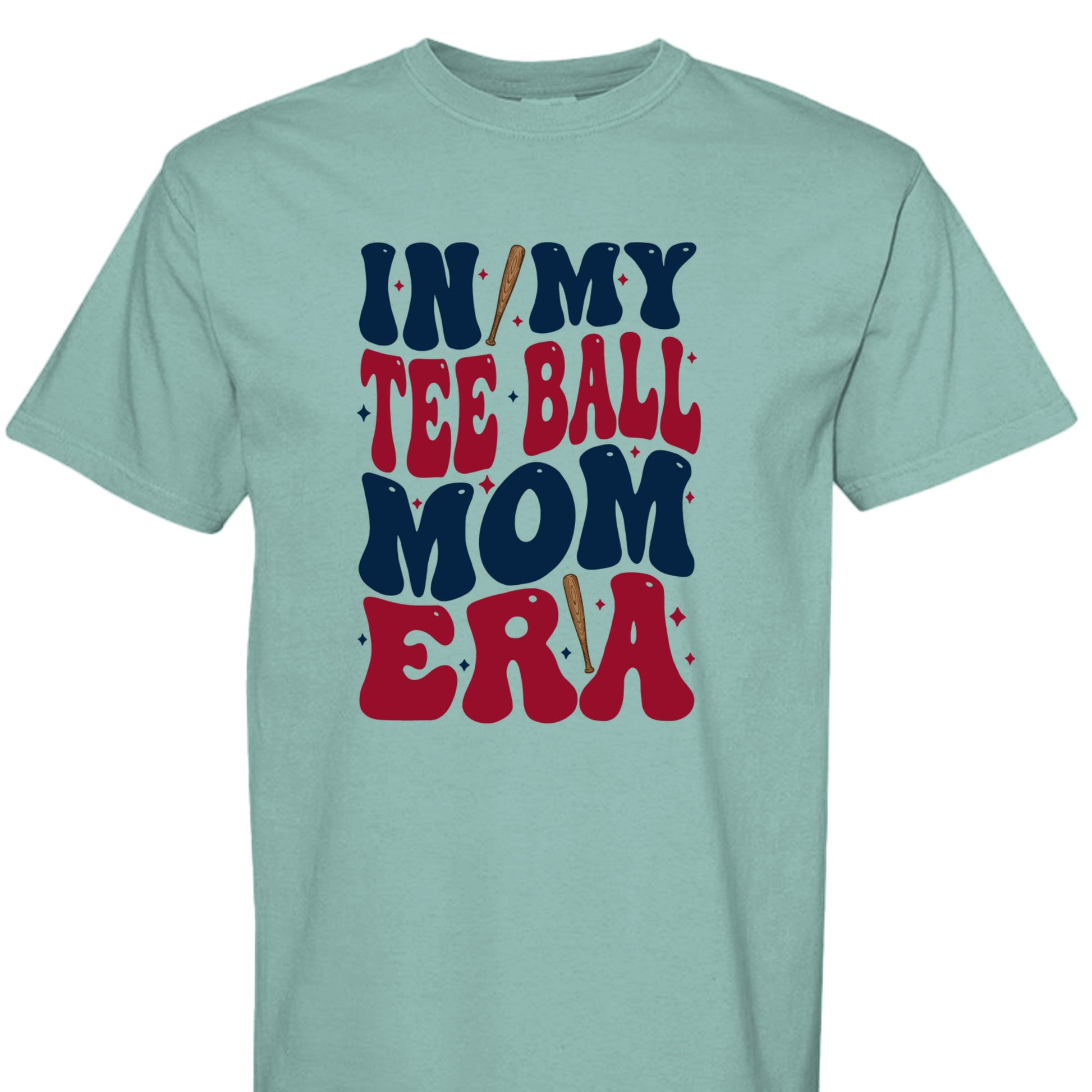 SEAFOAM T-Ball Mom Tee