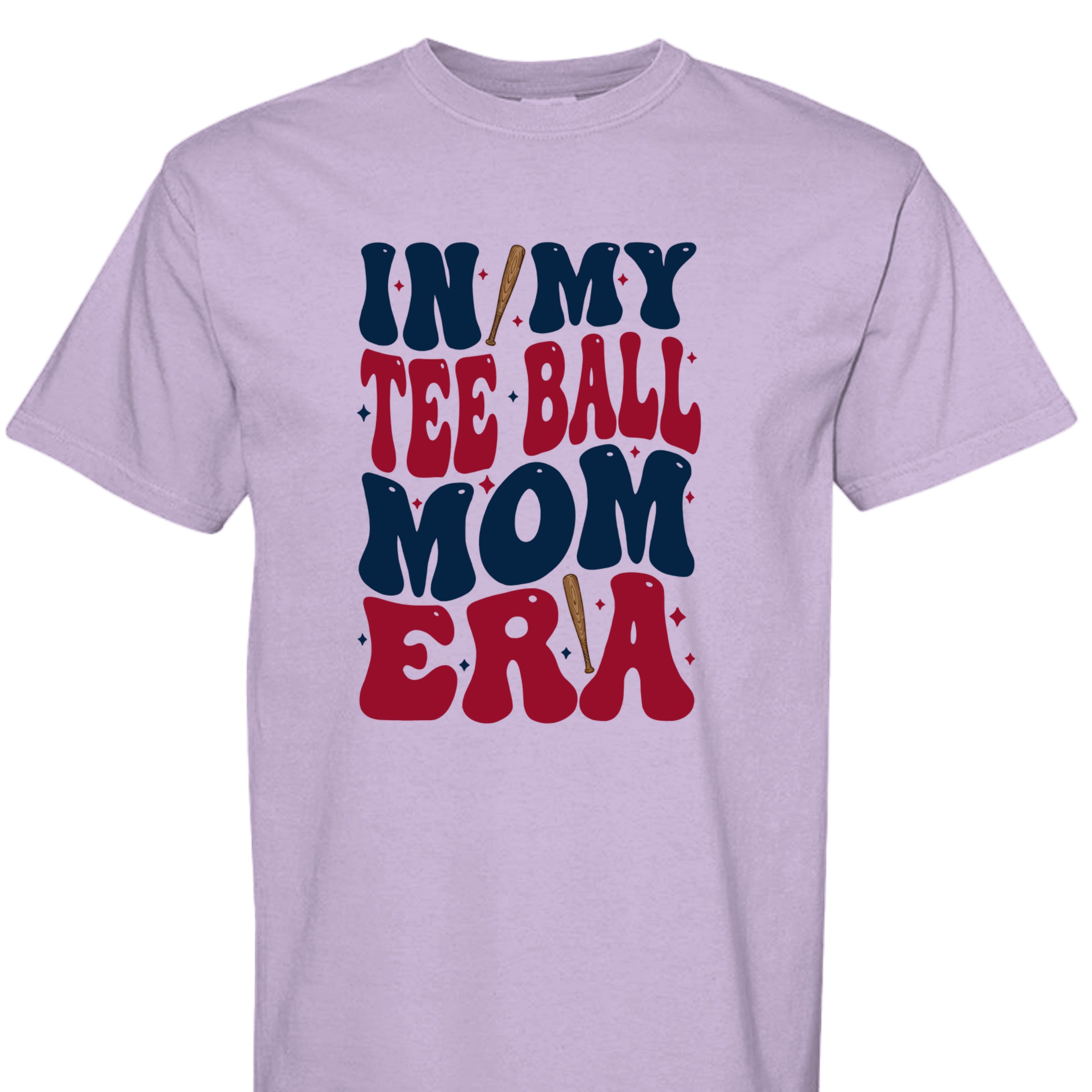 Collection of Orchid T-Ball Mom Tee in a gallery layout