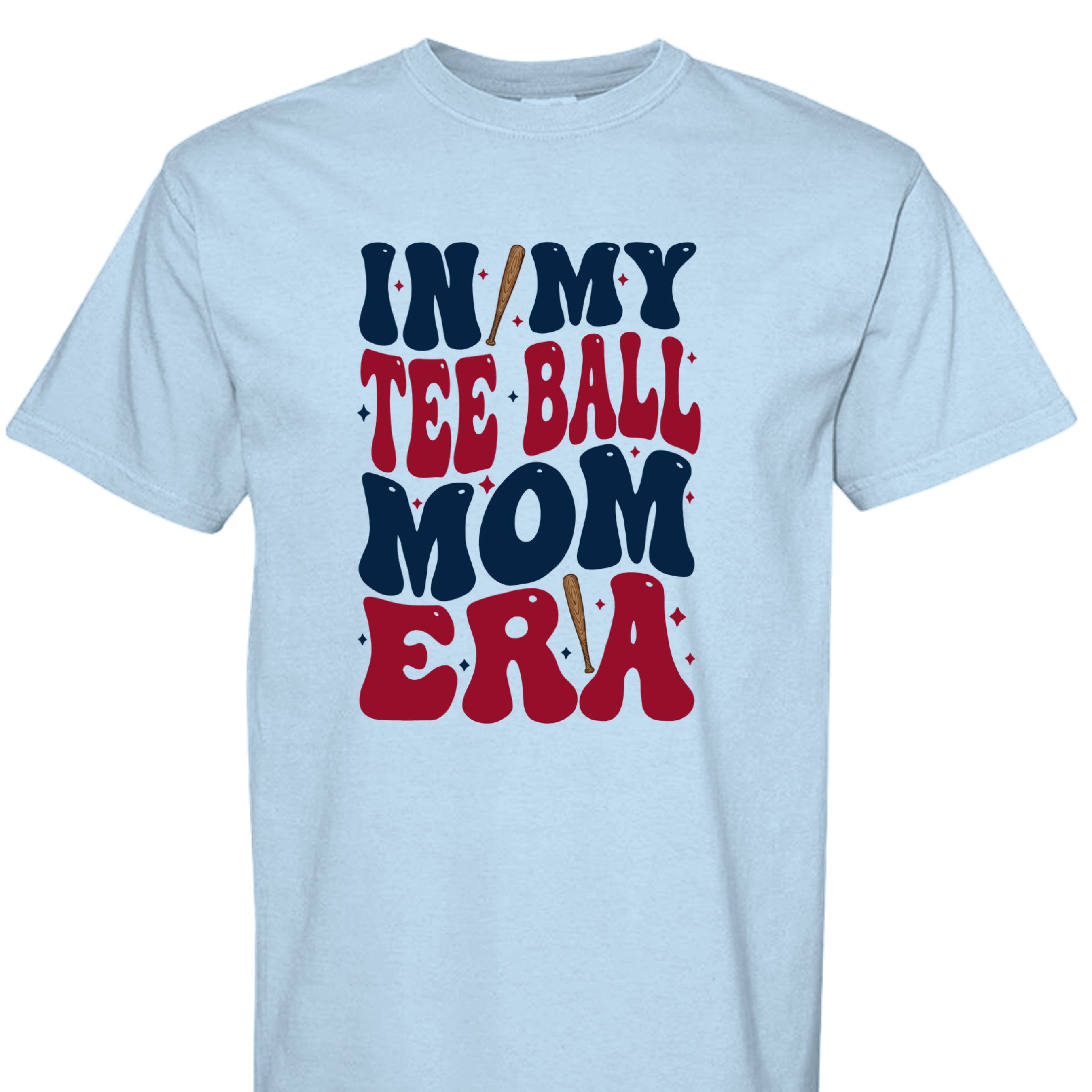 Collection of Hydrangea T-Ball Mom Tee in a gallery layout