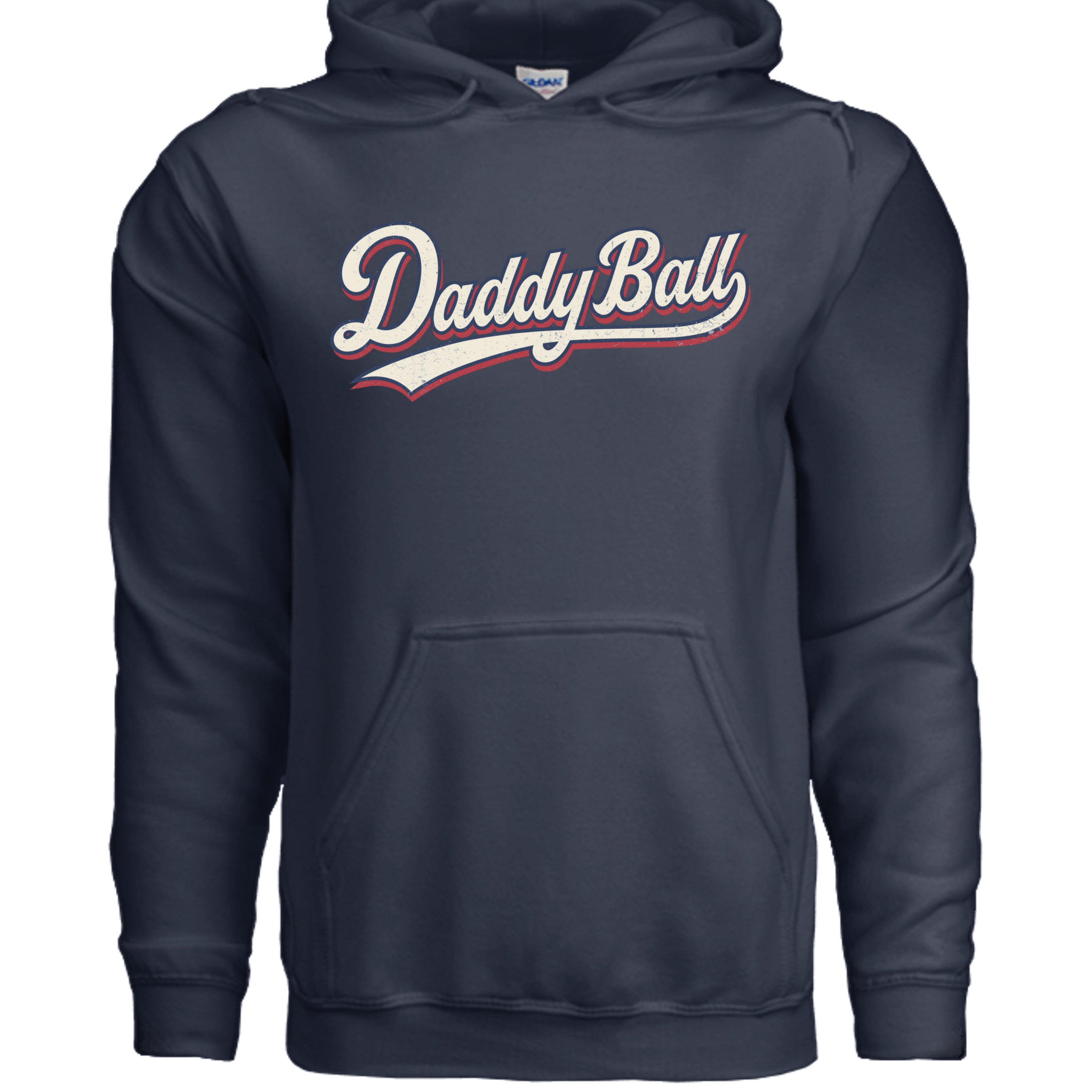 Collection of NAVY daddy ball hoodie design in a gallery layout