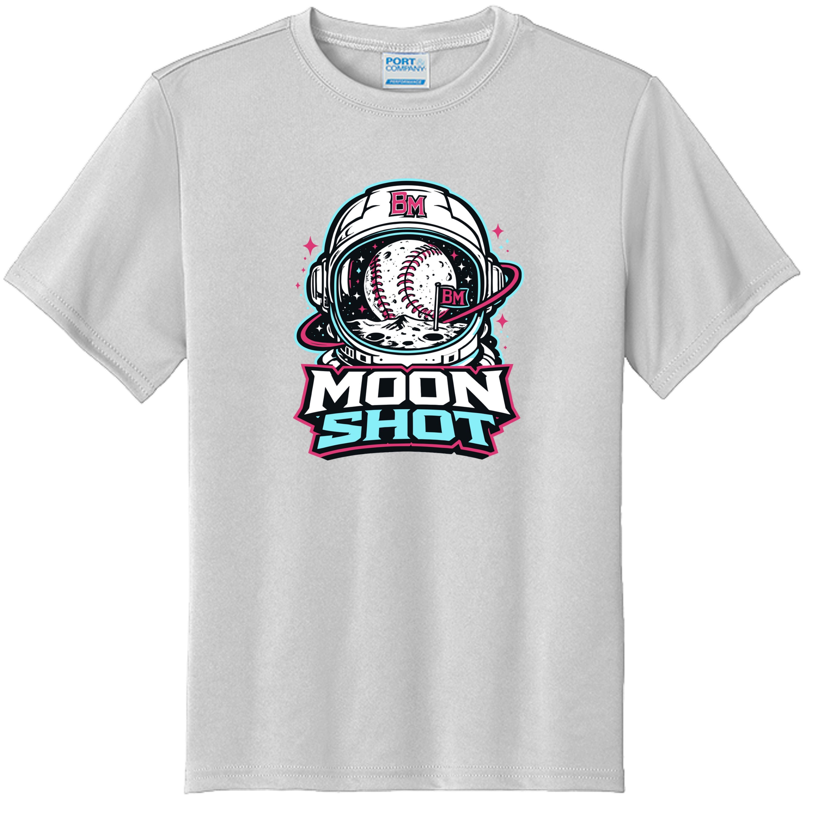 Collection of moonshot white t shirt in a gallery layout