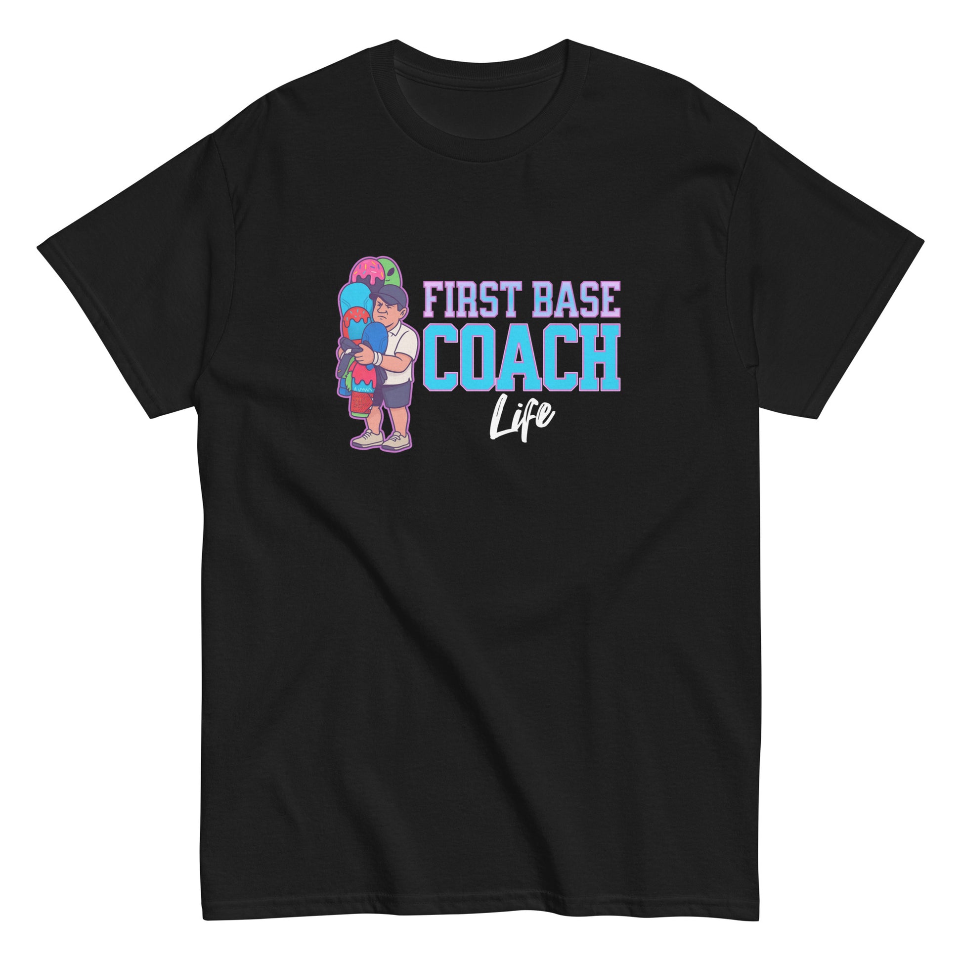 First Base Coach: Equipment Manager T-Shirt