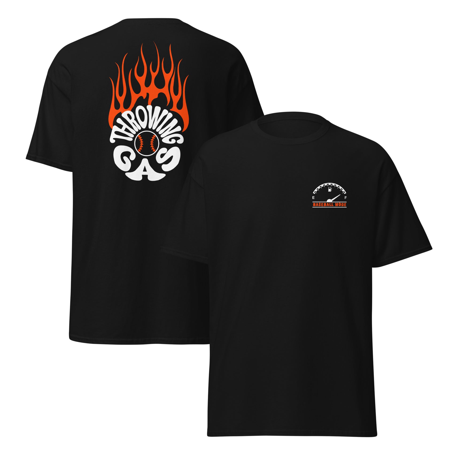 Throwing Gas T-Shirt – Full Tank, No Brakes
