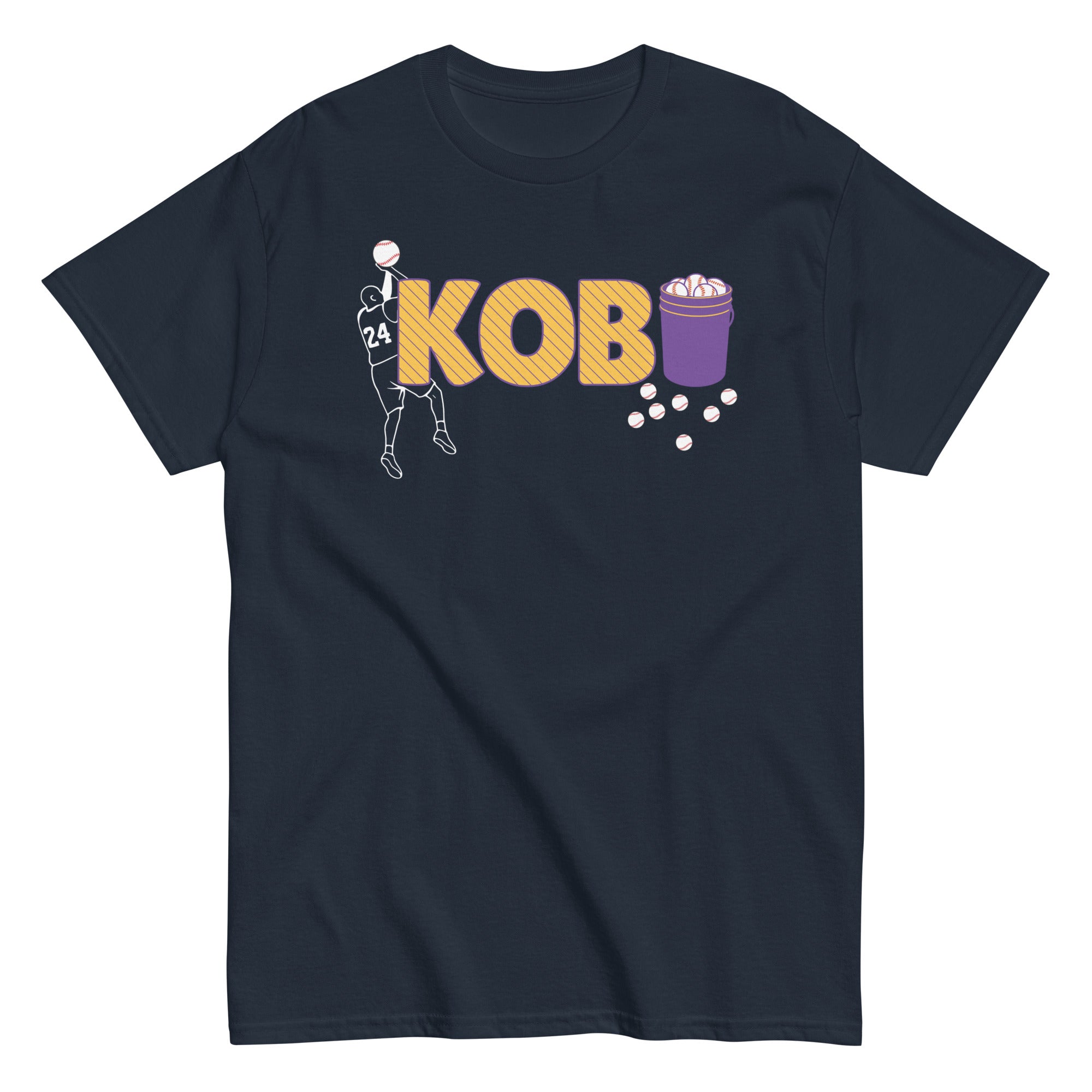 Collection of Kobe baseball shirt black in a gallery layout