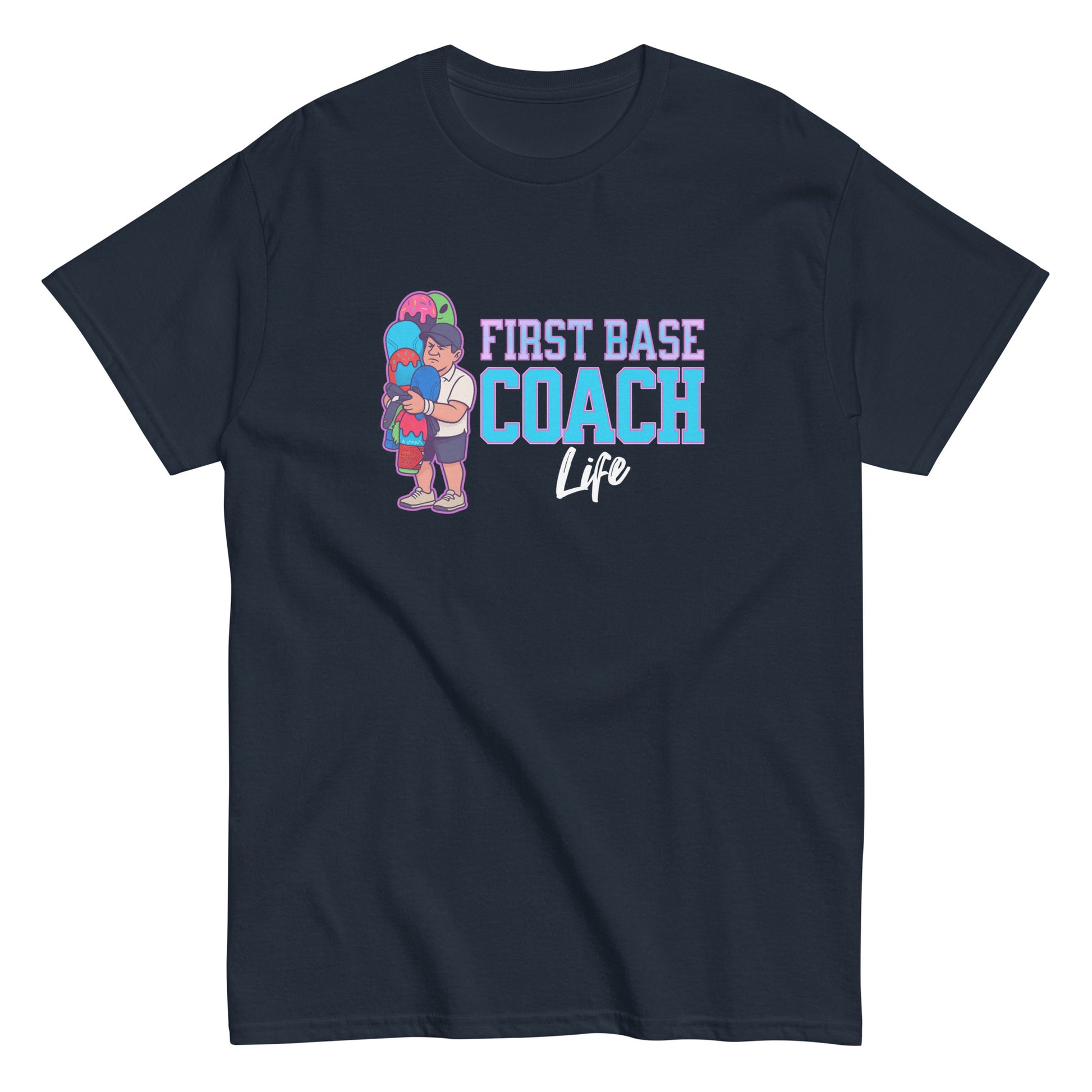 First Base Coach: Equipment Manager T-Shirt