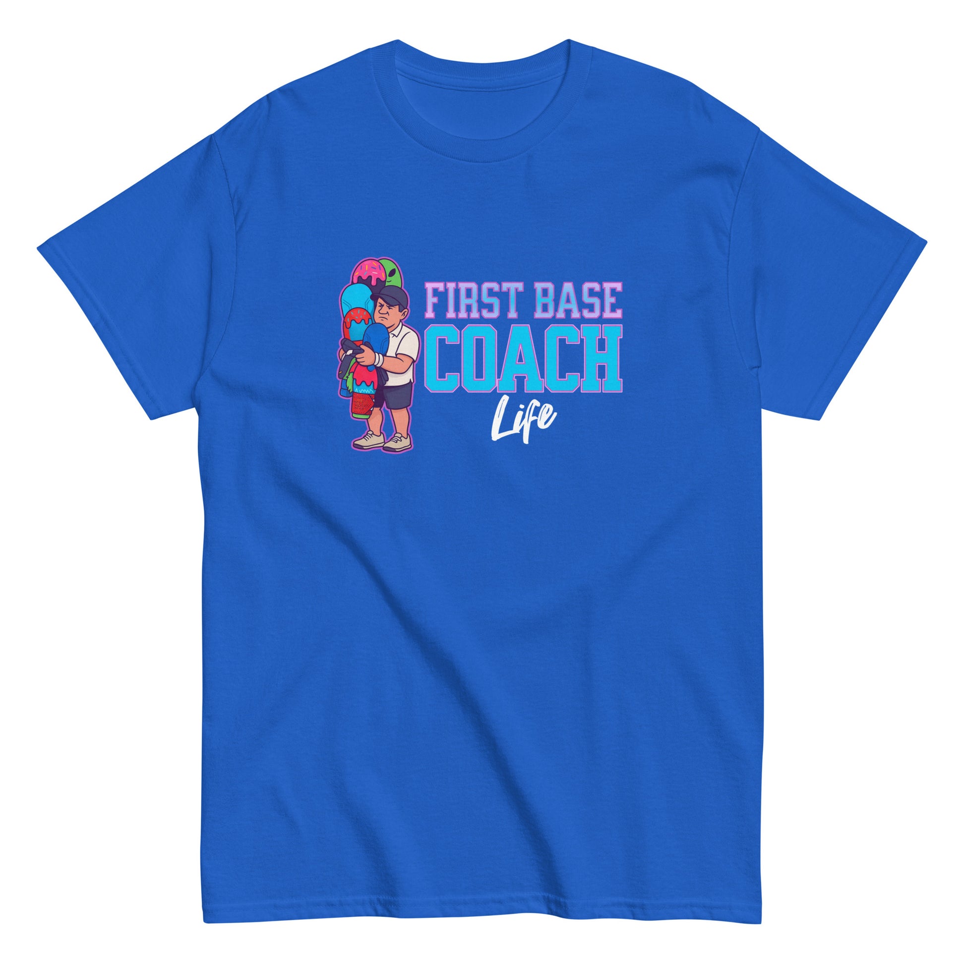 First Base Coach: Equipment Manager T-Shirt
