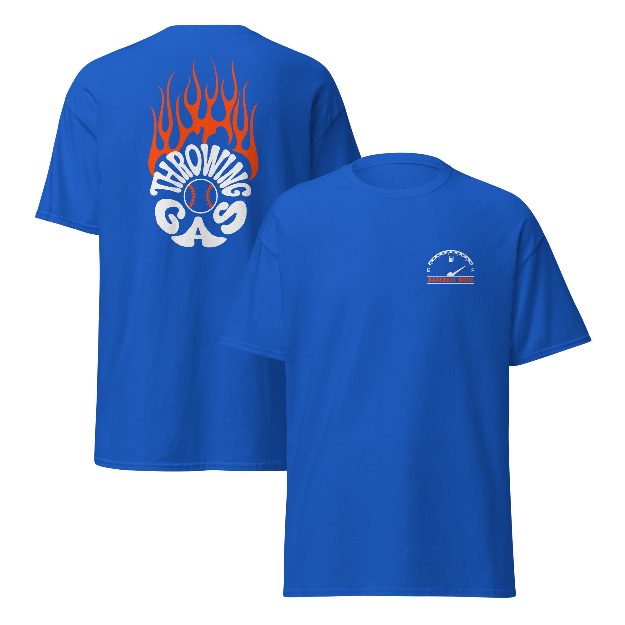 Collection of Throwing Gas T-Shirt – Full Tank, No Brakes in a gallery layout