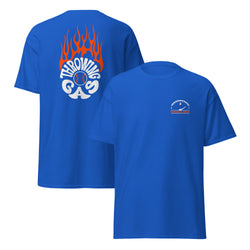 Collection of Throwing Gas T-Shirt – Full Tank, No Brakes in a gallery layout