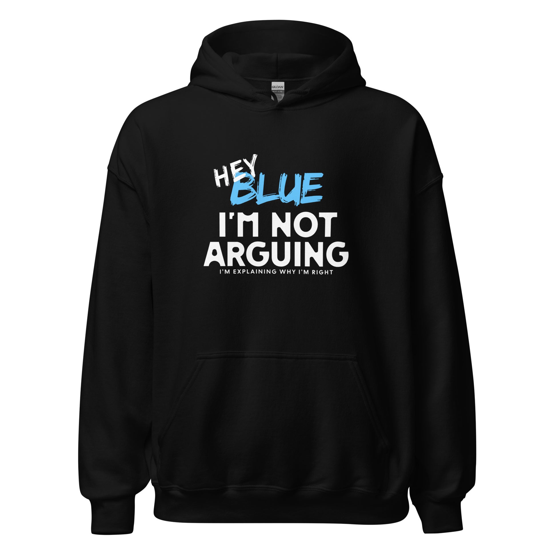 Hey Blue, I'm Not Arguing Hoodie