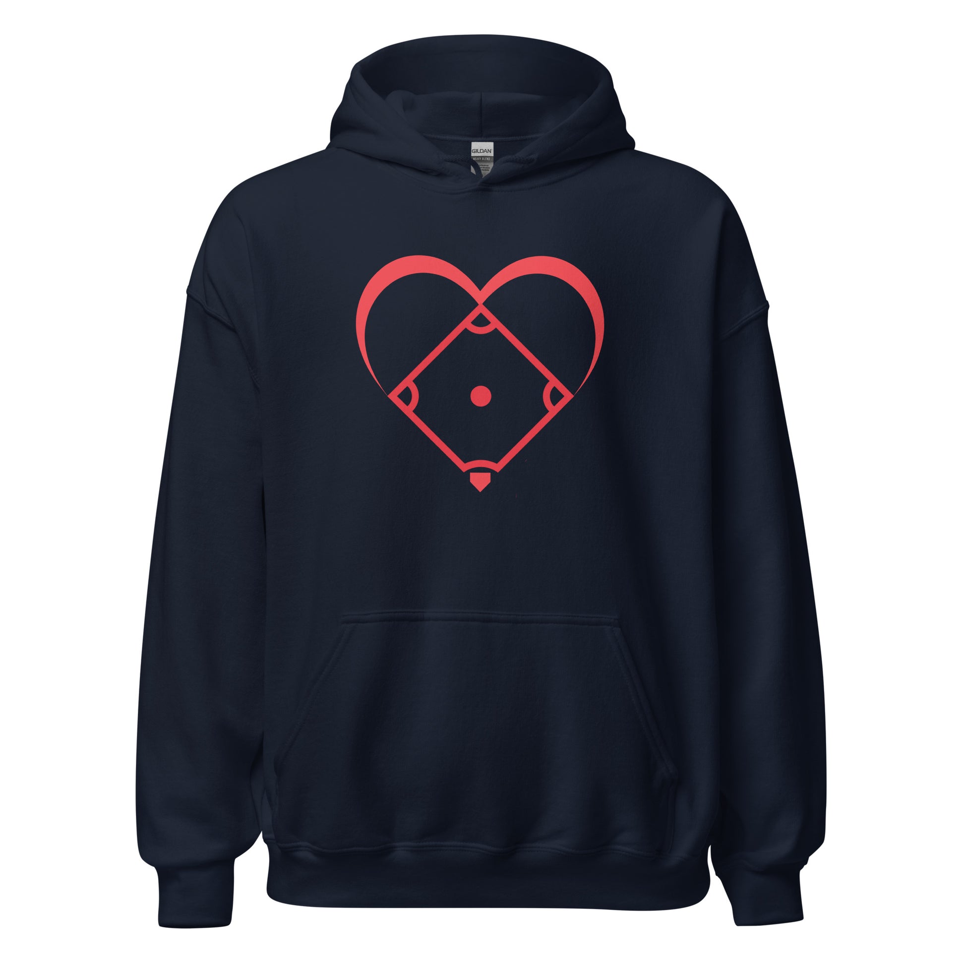 I Love Baseball Hoodie