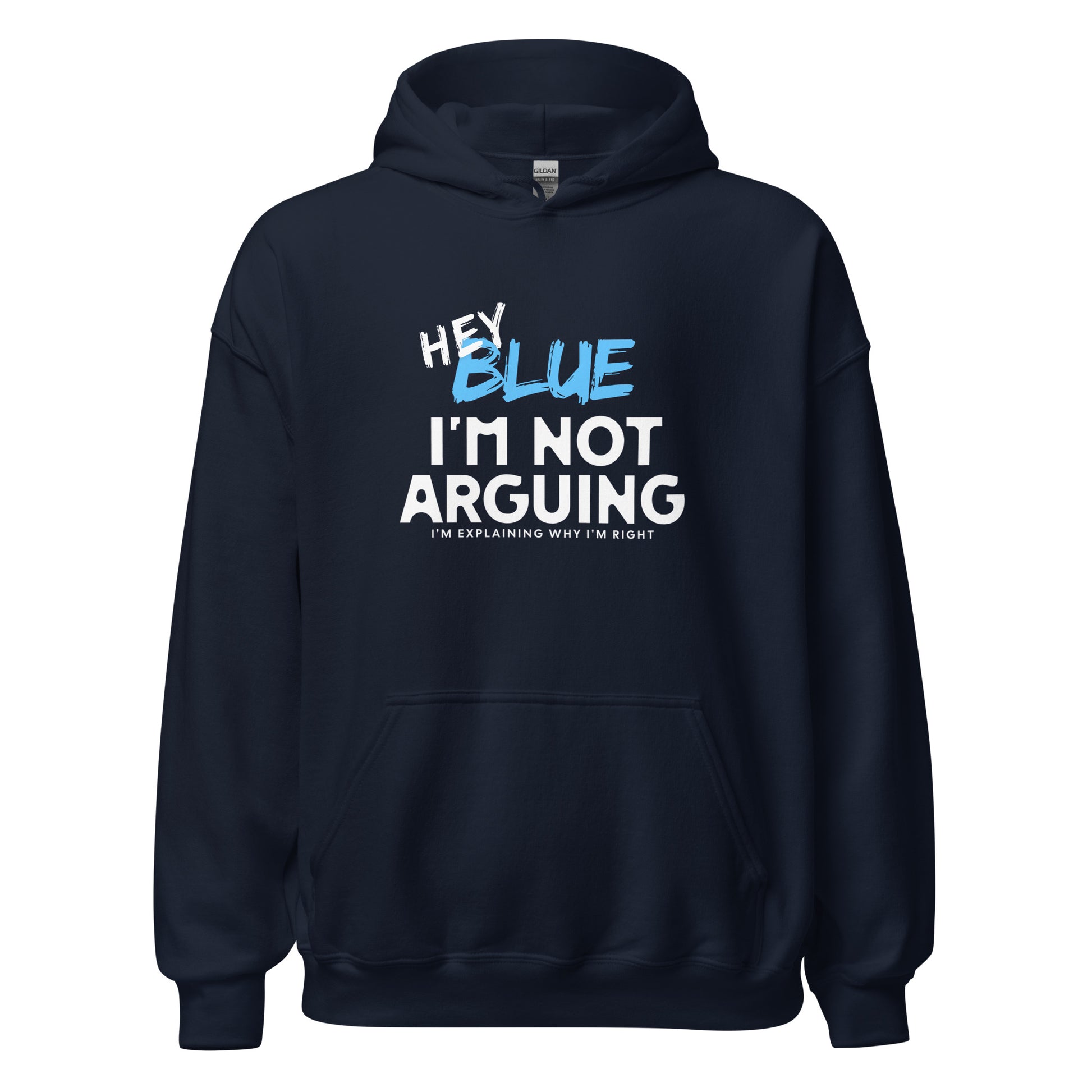 Hey Blue, I'm Not Arguing Hoodie