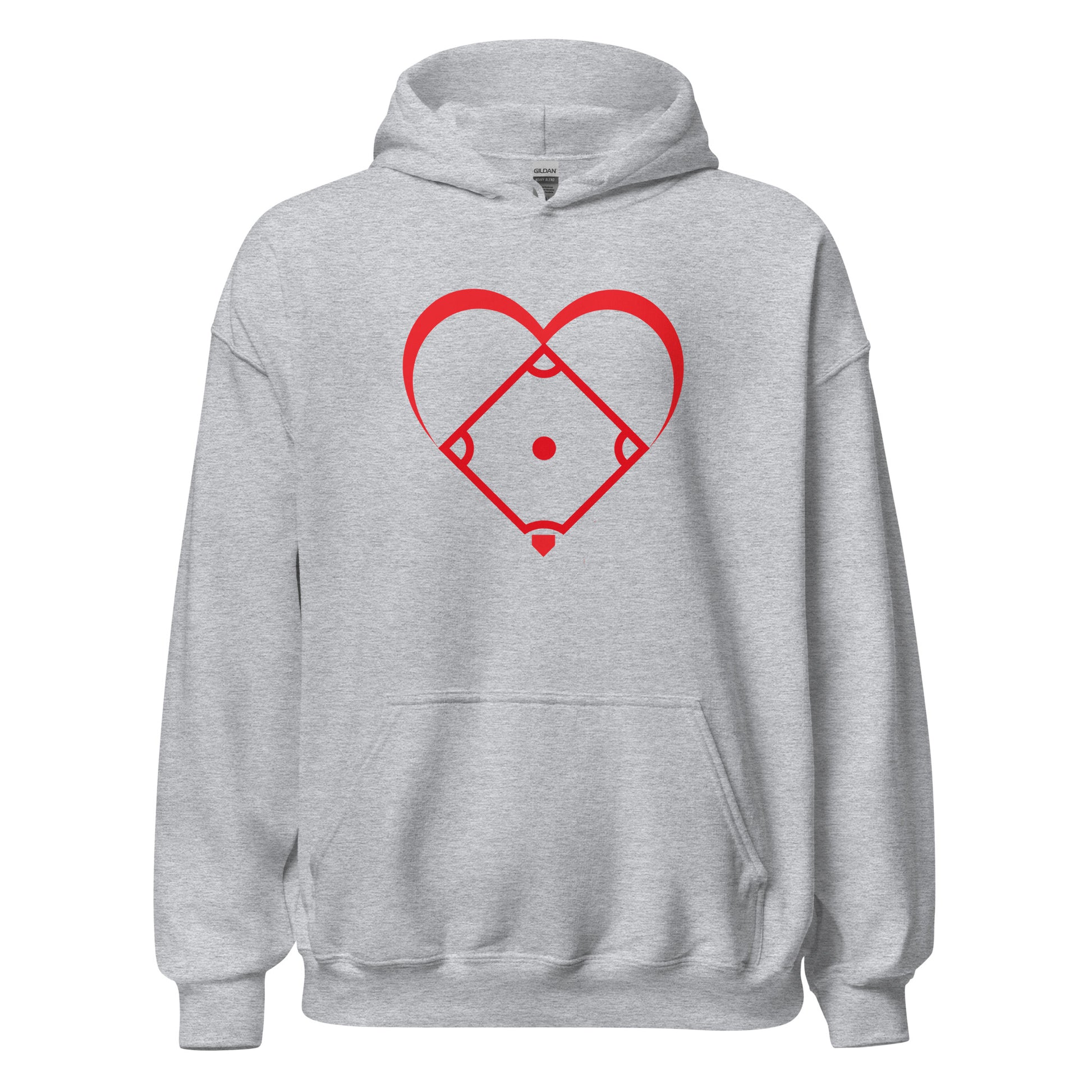 I Love Baseball Hoodie