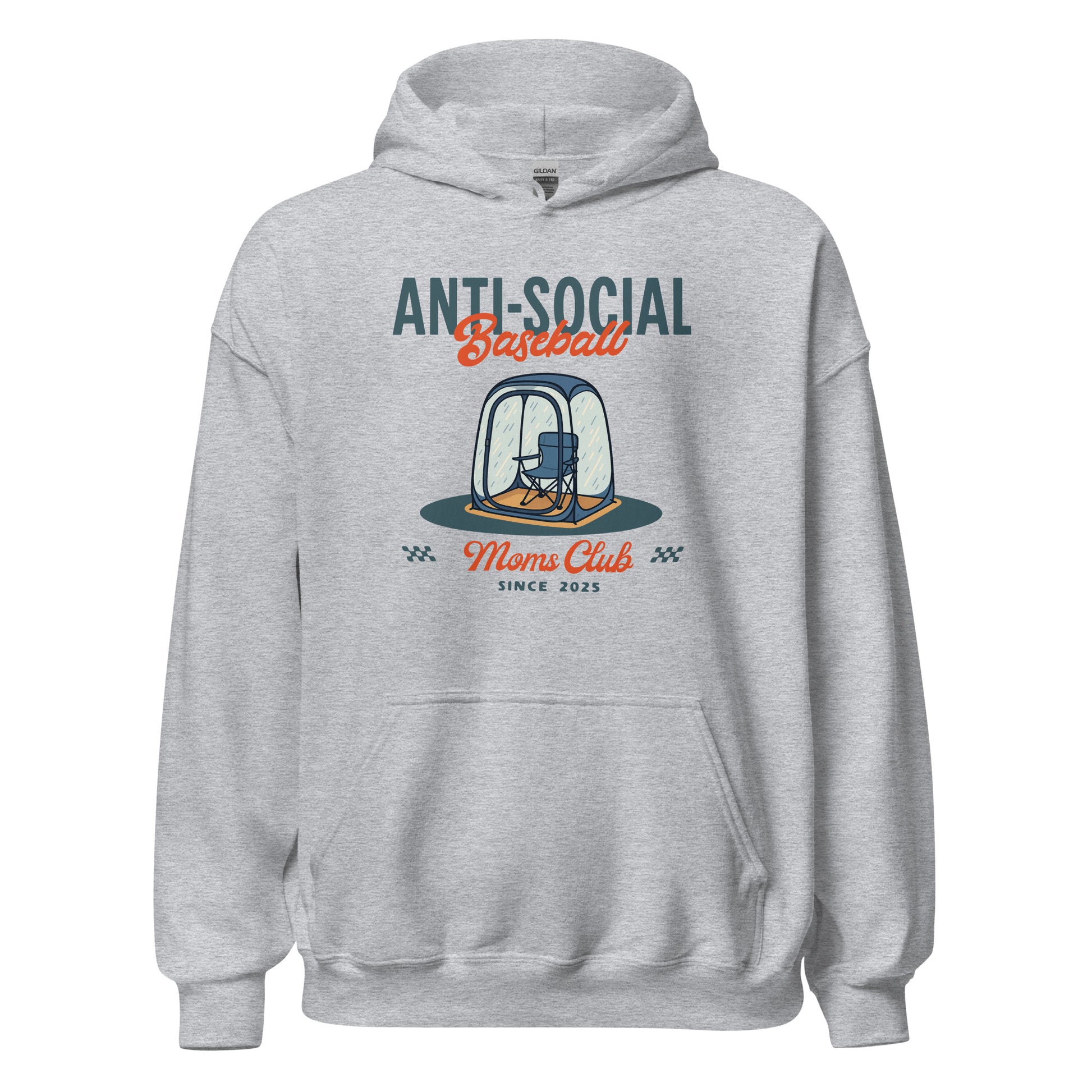 Anti-Social Baseball Moms Club Hoodie