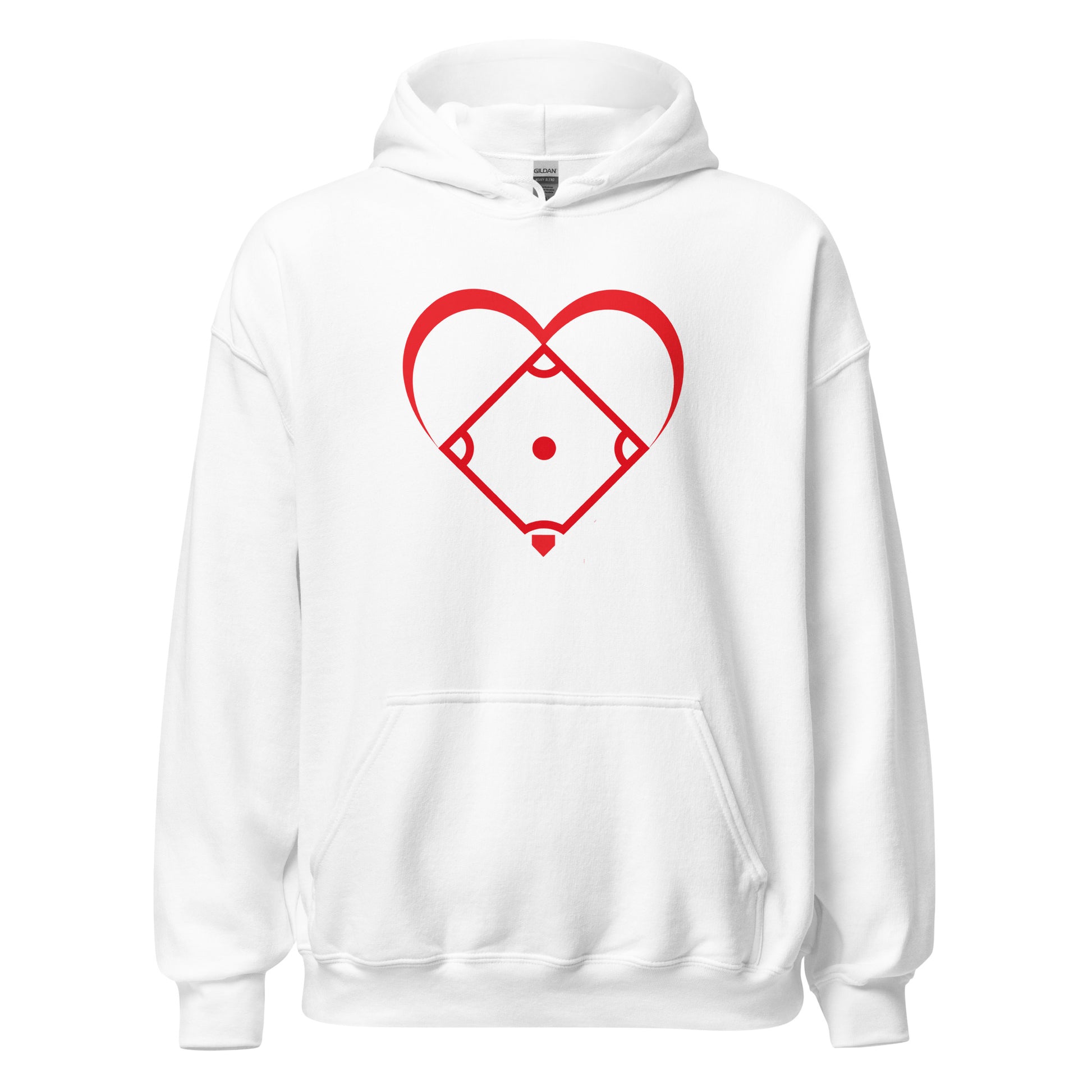 I Love Baseball Hoodie