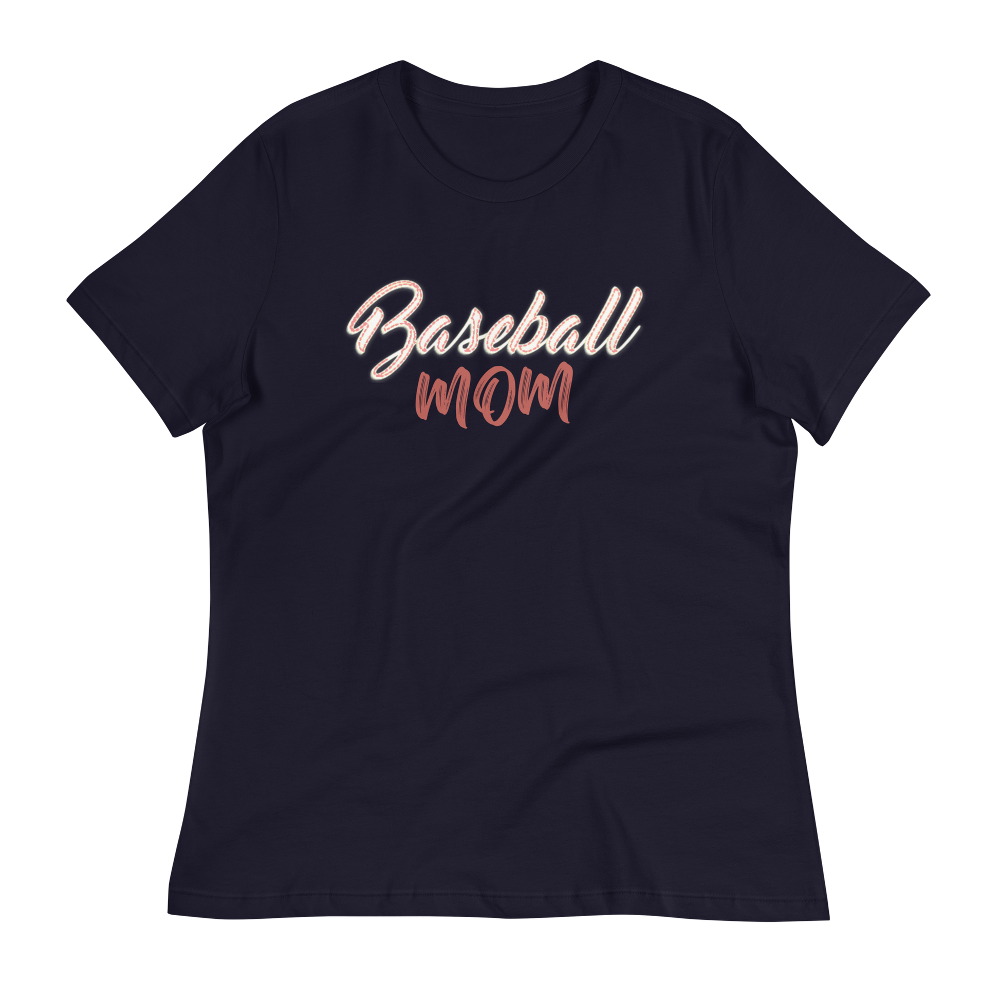 Baseball Mom Stitches Design